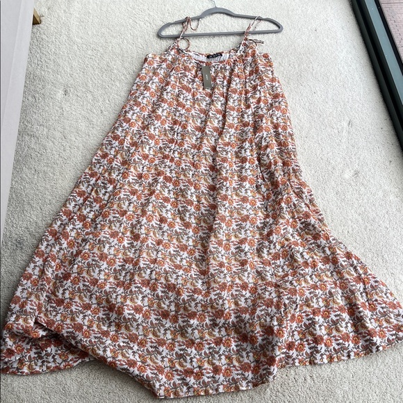 NWT JCREW Floaty tie-shoulder dress in ramie - Picture 4 of 8